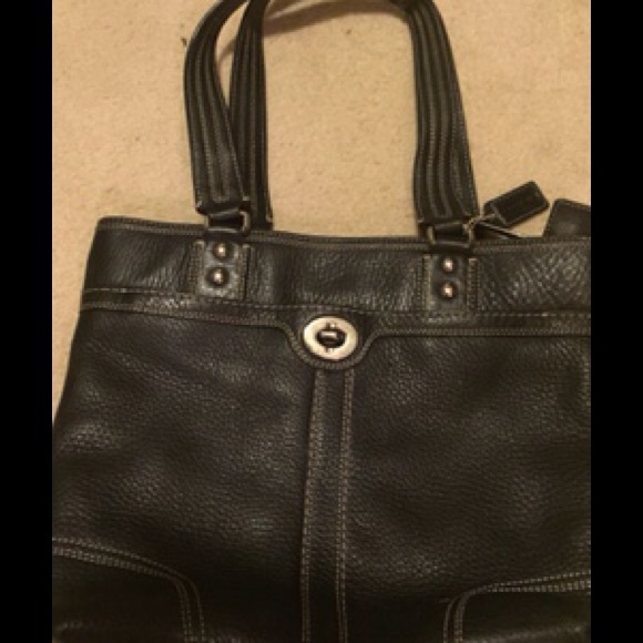 Coach leather bag