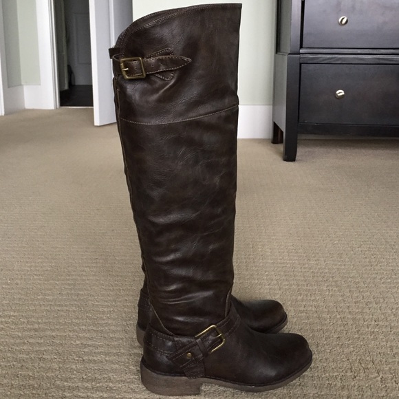 Over the Knee Brown Boots Size 6.5