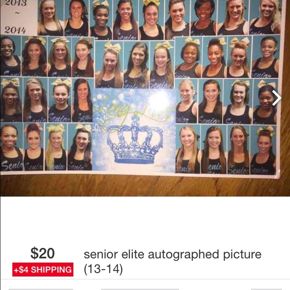 senior elite autographed picture (13-14)