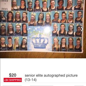 senior elite autographed picture (13-14)