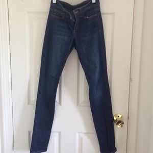 Dark wash skinny joe's jeans