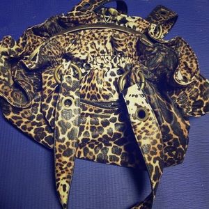 Jessica Simpson cheetah print purse