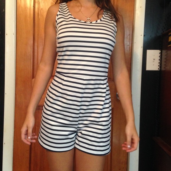 Striped Romper