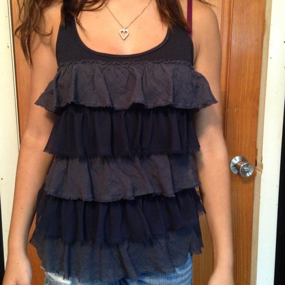 Navy blue tank top