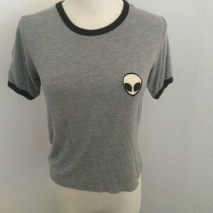 alien grey shirt