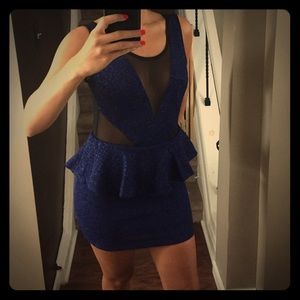 Blue Cocktail Dress--Make an Offer!