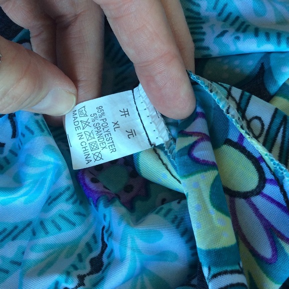 🔴SOLD🔴Purple Flower Power Strapless Dress - Picture 3 of 3