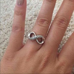 Zales Crystal Infinity Ring