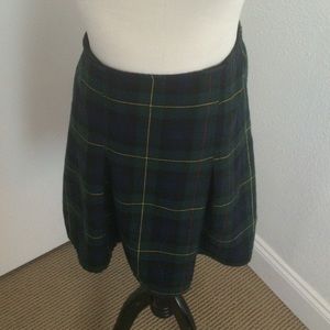 plaid skirt