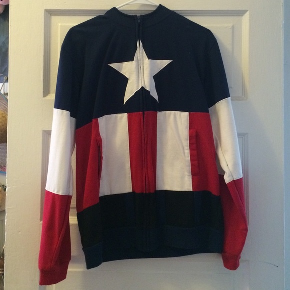 Captain America Mask Hoodie (men's)