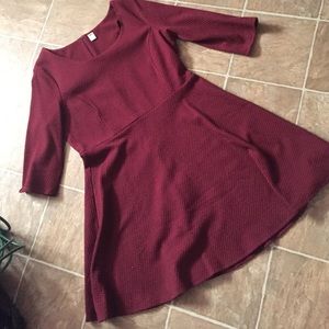 Maroon dress
