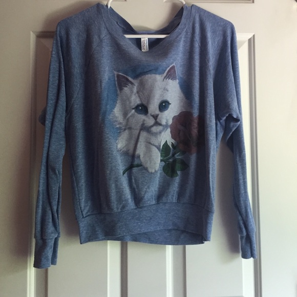 American Apparel Tops - American apparel cat shirt