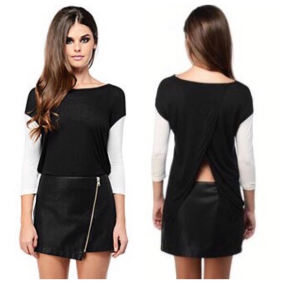 BB Dakota Colorblock Jersey Top - Picture 4 of 6