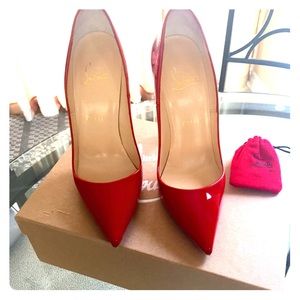 Authentic Christian Louboutin So Kate 120 Patent.