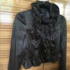 Ruffle-trim Jacket