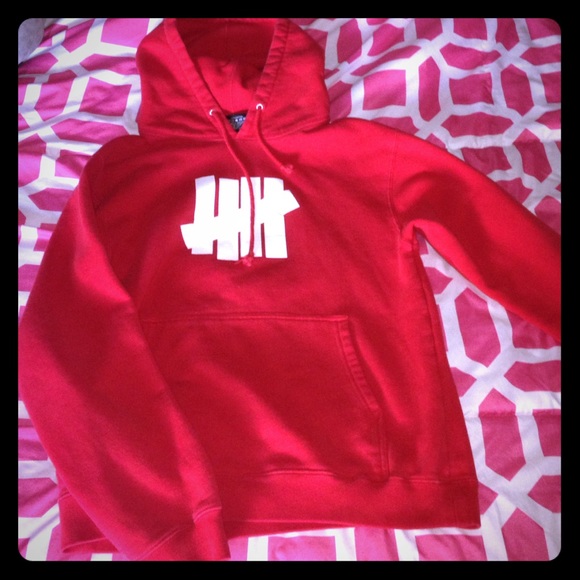 BRAND NEW! Red undefeated hoodie very rare