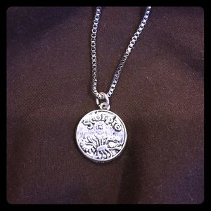 Scorpio Sterling silver zodiac Necklace