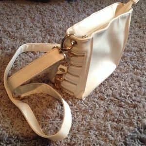 Buckle White Crossbody