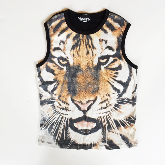 Vintage Tiger Face Top