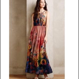 Beautiful petite maxi dress from Anthropologie!