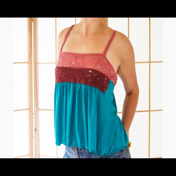 Flower Knitted hippie shirt