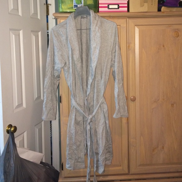 Grey cotton robe. Never ever worn.