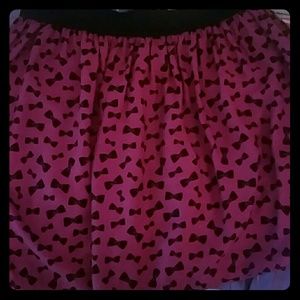 Printed bow skirt H&M