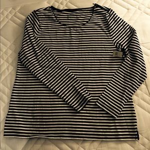Talbot's striped top