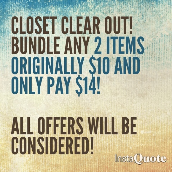 Help me clear out my closet!