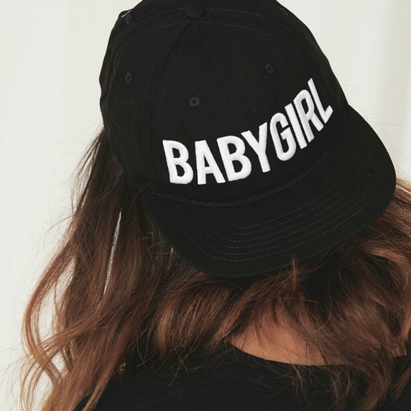 BABYGIRL black baseball hat cap dimepiece nwot