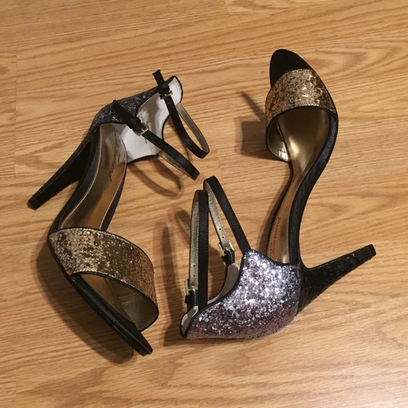 Lulu Townsend glitter heels - Picture 1 of 4