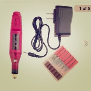 Nail drill w detachable pieces