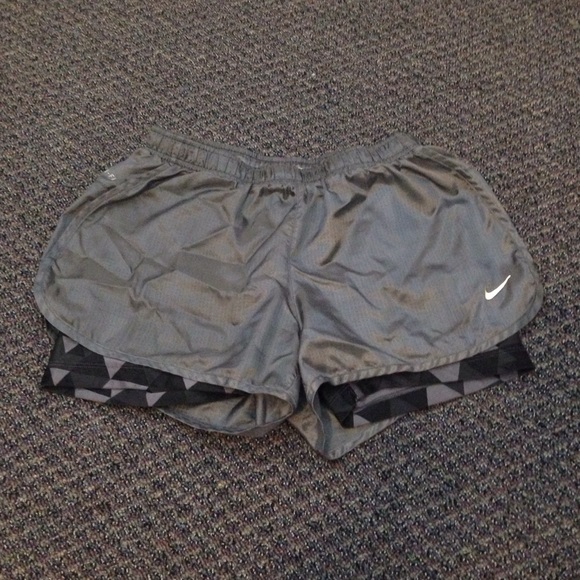 Nike running shorts with built in spandex