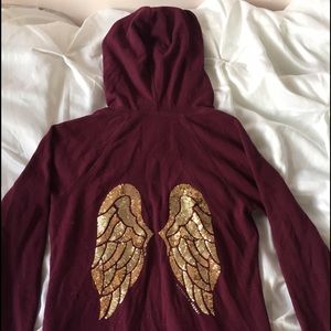 Victoria's Secret Maroon Hoodie