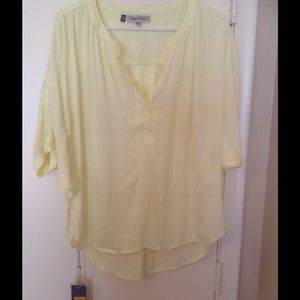 Brand new yellow Jlo blouse