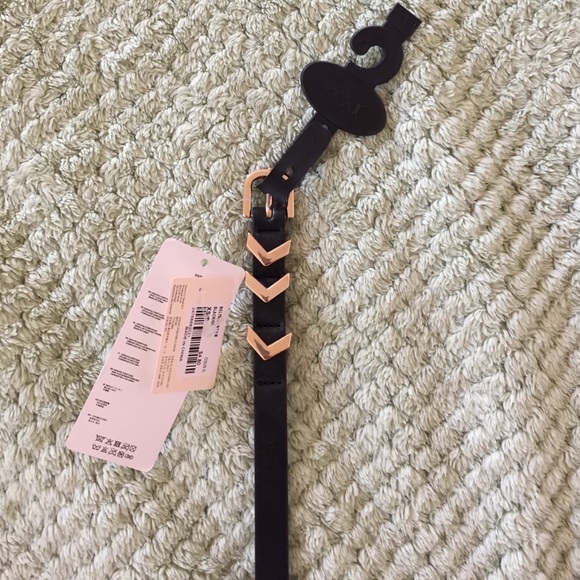 Skinny black belt from Forever 21