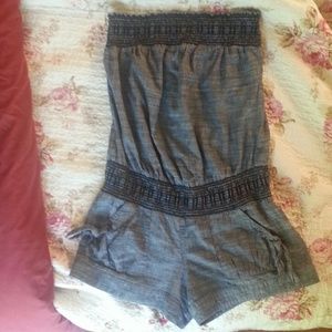 CUTE JEAN LIKE ROMPER