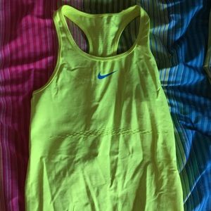 neon Nike running shirt