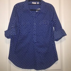 Polka dot blouse