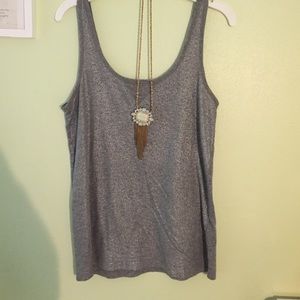 JCREW SILVER TANK✨