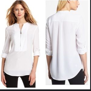 michael kors tuxedo shirt