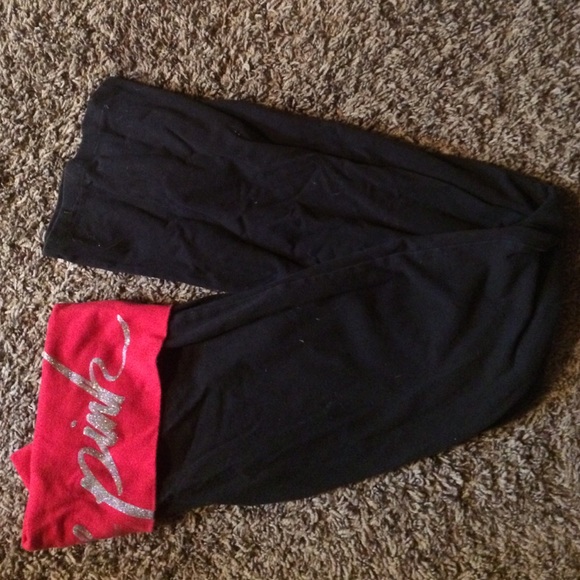 VS pink yoga pants - Picture 2 of 3