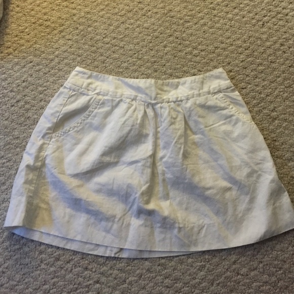 J. Crew white skirt