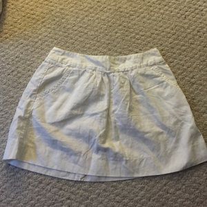 J. Crew white skirt
