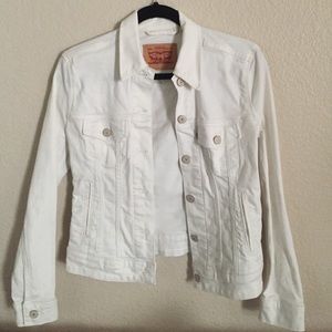 white denim jacket