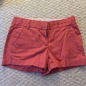 J. Crew Nantucket red chino shorts