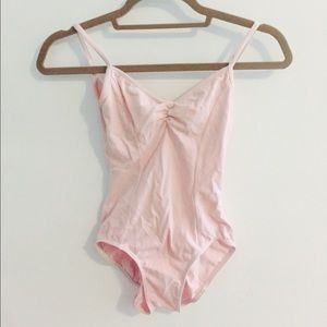 Pink V-Neck leotard