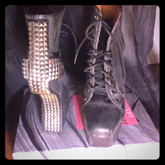 Jeffrey Campbell studded boots