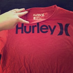 Red Hurley Men's t-shirt only worn once.