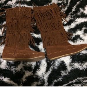 Brown boots